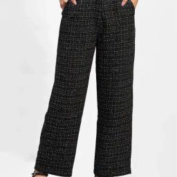 MADAME Black Embellished Trousers-picture-35