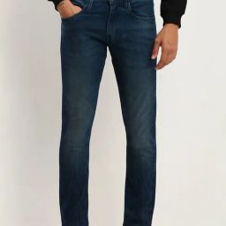 Allen Solly Grey Cotton Slim Fit Jeans-image-26