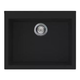 Jayna Quartz Collection Quadra 24x20x8.5 inch Ghisa Finish Metaltek Single Bowl Kitchen Sink, QUADRA 110-image-19