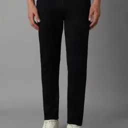 Louis Philippe Black Cotton Regular Fit Jeans-picture-34