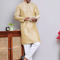 Jompers Men Regular Kurta with Pyjamas-picture-3