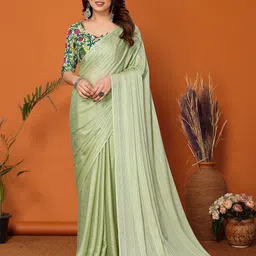 Munir Striped Silk Blend Saree-picture-10