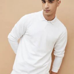 Fame Forever By Lifestyle White Regular Fit Sports Sweatshirt-image-12