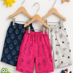 CORTICA Unisex Kids Pack Of 3 Shorts-image-51