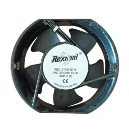 Rexnord AC Axial Fan 6 Inch (152 mm) Single Phase 230 V Wired Ball Bearing Round 2650 rpm, REC - 21725 - B2W-41