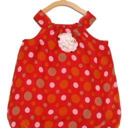 Creative Kid'S Girls Red Regular Fit Printed Dress-image-93