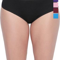DHANDAI FASHION Pack Of 5 Pure Cotton Mid Rise Hipster Briefs Soft Cotton Panty (SC-M-8)Ml-image-70