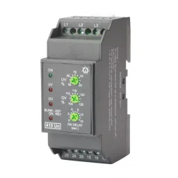 GIC SM501 415 V AC (3P, 3W) 2 C/O Relay 50/60 Hz Voltage Monitoring Relay, MG53BH-0
