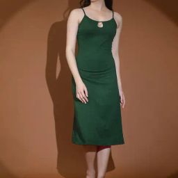 Kotty Green Regular Fit A Line Dress-image-79