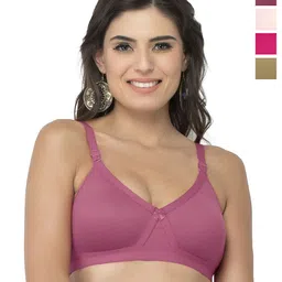 College Girl Pack Of 4Full Coverage Lightly Padded Bra-picture-38