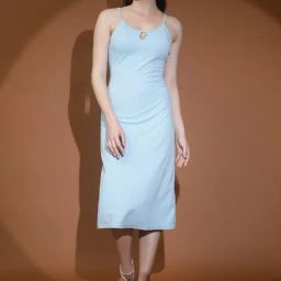 Kotty Blue Regular Fit A Line Dress-picture-21