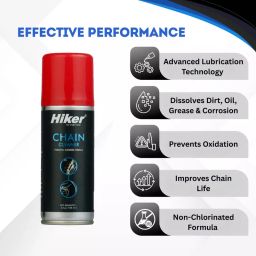 Hiker By Varroc Multi-Functional Chain Cleaner 100 ml Liquid for O-Ring Chains (Pack of 10 Pcs) image 4