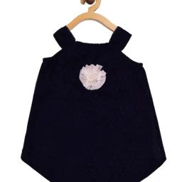 Creative Kid'S Girls Navy Regular Fit Printed Dress-image-45