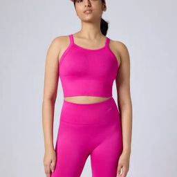 Feier Raspberry Pink Solid Flexrib Bold Bra-picture-21