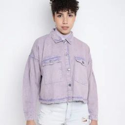 Tales & Stories Lilac Regular Fit Jacket-picture-25