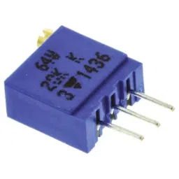 Vishay Through Hole Trimmer Resistor 1/2 W Power 20 kΩ Resistance Pin Terminal, M64W203KB40-11