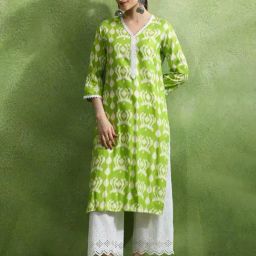 Jaipur Kurti Green Printed Kurta-picture-28