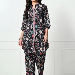 Laado - Pamper Yourself Women Floral Printed Regular Pure Cotton Kurta with Palazzos-image-92