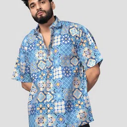 Mast & Harbour Men Relaxed Printed Casual Shirt-picture-31
