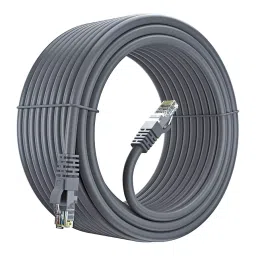 Fedus CAT 6 RJ45 Heavy Duty Outdoor Ethernet Cable (30 m, Dark Grey)-32