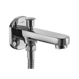 PLUMBER CROSS Wall Spout with Button Attachment for Shower with Wall Flange, COS-4106-13