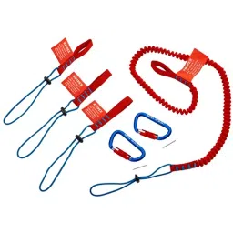 Knipex 00 50 04 T BK Tt Hook-On Lanyard Set Red and Blue-34