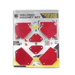 FLAMINGO ENTERPRISE Welding Holder Clamps Set 30°, 45°, 60°, 75°, 90° Magnetic Alloy Red (Pack of 6)-image-60