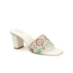 Anouk Embellished Block Mules image 2