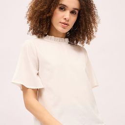 Mayra Women Polka Dots Printed Regular Top-image-64