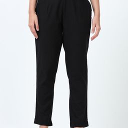 Marcia Solid Women Relaxed Trousers-image-66
