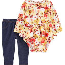 Carter's 2-Piece Peplum Onesie with Pant Set  - Multicolour-image-54