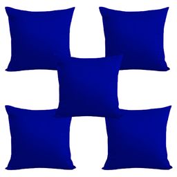 Angel Mommy Superb Bouncing & Jumping Microfiber Cushions Filler Set Of 5 Standard Size - Blue-image-86