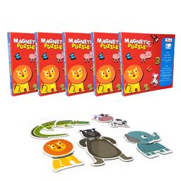 CocoMoco Kids Magnetic Puzzle Multicolour - 60+ Pieces-image-8
