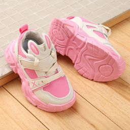 Babyoye Velcro Closure Ear Applique Sneaker - Pink-image-75