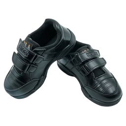 Priaansha Kids Uniage Text Detailed Velcro Closure Shoes - Black-image-23