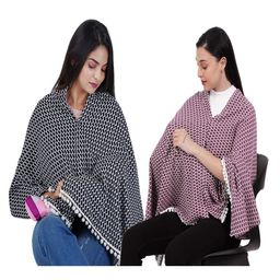 AGUILA Multi Purpose Feeding Shawl Pack Of 2 - Black,Maroon-image-23