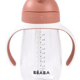 Beaba Straw Cup 300ml - Terracotta-13