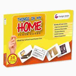 Hungry Brain Things in my Home 24 Flash Cards - Multicolor-image-10
