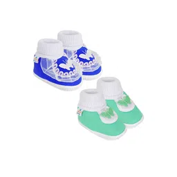 NESKA MODA 12 To 18 Month Set of 2 Pair Toddler Baby Girls Butterfly Non Slip Cotton Booties-image-60