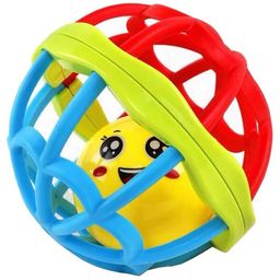 ARCADE TOYS Ball N Dumbbell Shaped Rattle & Teether for Kid(Pack of 2) - Colour may vary image 2