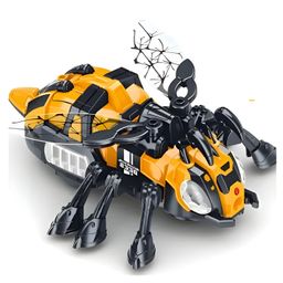 NEGOCIO Insect Bee Crawling Toy with Universal Wheels, Mechanical Appearance, Lights, Music, and Simulated Flapping Wings - PACK OF 1- COLOR MAY VARY image 2