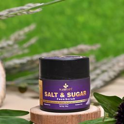 Kashyapa Unisex Salt and Sugar De-Tan & Hyperpigmentation Face Scrub - 100 g-20