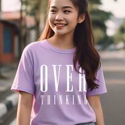 TOGS & TERRE Women Typography Printed Round Neck Cotton Oversized T-shirt-picture-42