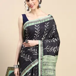 HERE&NOW Floral Printed Saree-44