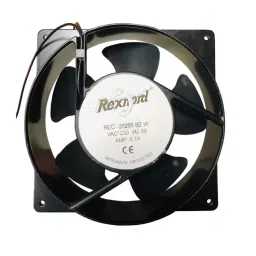 Rexnord AC Fan Frame Type 6 Inch (152 mm) Single Phase 230 V Wired Ball Bearing Square 2650 rpm, REC - 27255 - B2W - AM-15