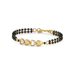 PC Jeweller Piyasha 18k Gold Mangalsutra Bracelet-image-88