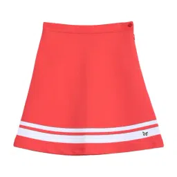 Blue Giraffe Kids Cherry Red Regular Fit Skirt-image-25