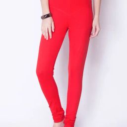 Dollar Missy Red Cotton Leggings-image-52