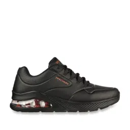Skechers Men's UNO 2 Black Orange Casual Sneakers-image-42