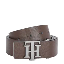 Tommy Hilfiger Argentina Brown Leather Reversible Belt for Men-10